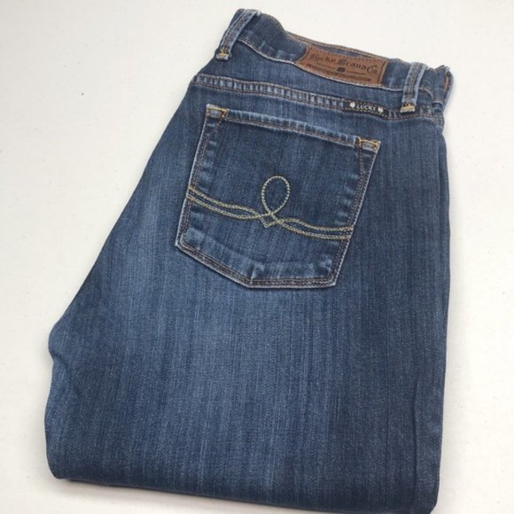 VINTAGE LUCKY BRAND SOFIA BOOT JEANS 12/31x30 🍀 - Picture 1 of 11